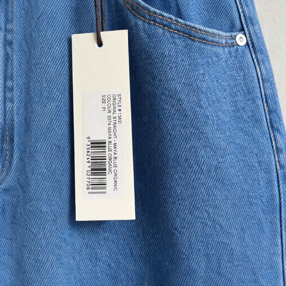 NWT Rolla's Original Straight in Maya Blue Organic - Picture 5 of 5